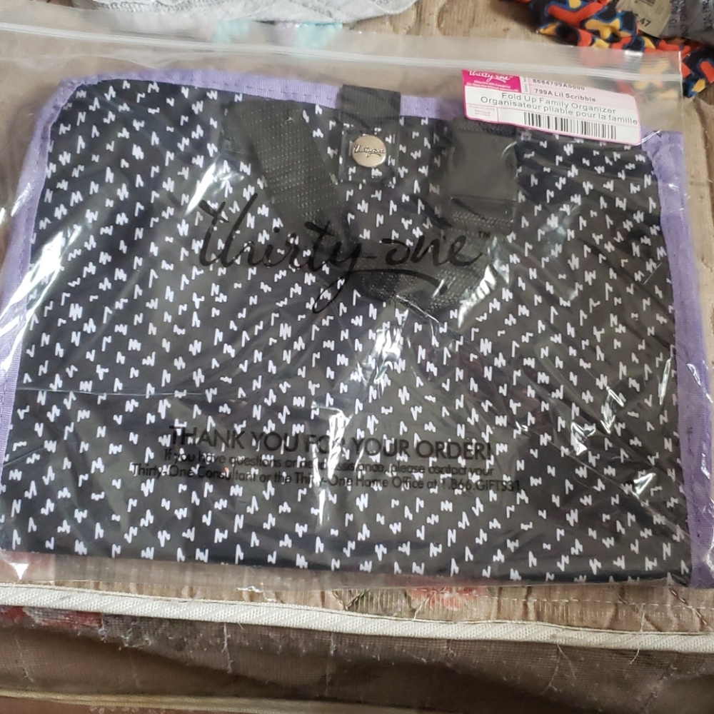 Fold up family organizer from thirty one